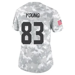 Dareke Young Seattle Seahawks Limited Women's 2024 Salute to Service Jersey (Arctic Camo)