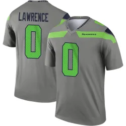 DeMarcus Lawrence Seattle Seahawks Legend Youth Steel Inverted Jersey ()