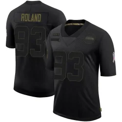 Demeco Roland Seattle Seahawks Limited Men's 2020 Salute To Service Jersey (Black)