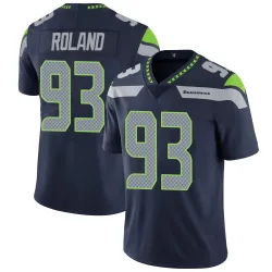 Demeco Roland Seattle Seahawks Limited Men's Team Color Vapor Untouchable Jersey (Navy)
