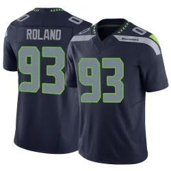 Demeco Roland Seattle Seahawks Limited Men's Vapor F.U.S.E. Jersey (Navy)