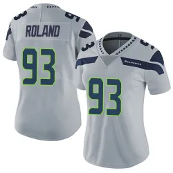 Demeco Roland Seattle Seahawks Limited Women's Alternate Vapor Untouchable Jersey (Gray)
