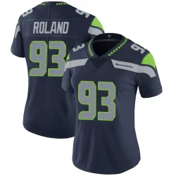 Demeco Roland Seattle Seahawks Limited Women's Team Color Vapor Untouchable Jersey (Navy)