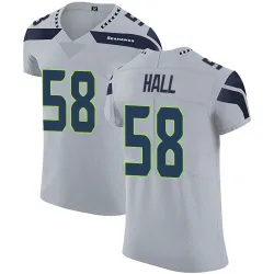 Derick Hall Seattle Seahawks Elite Men's Alternate Vapor Untouchable Jersey (Gray)