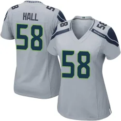 Derick Hall Seattle Seahawks Game Women's Alternate Jersey (Gray)