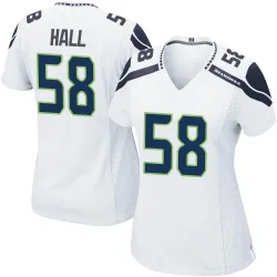 Derick Hall Seattle Seahawks Game Women's Jersey (White)