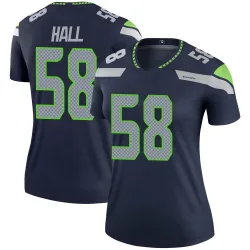 Derick Hall Seattle Seahawks Legend Women's Jersey (Navy)