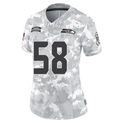Derick Hall Seattle Seahawks Limited Women's 2024 Salute to Service Jersey (Arctic Camo)