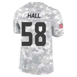 Derick Hall Seattle Seahawks Limited Youth 2024 Salute to Service Jersey (Arctic Camo)