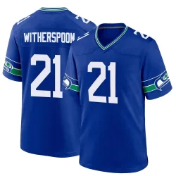 Devon Witherspoon Seattle Seahawks Game Men's Throwback Jersey (Royal)
