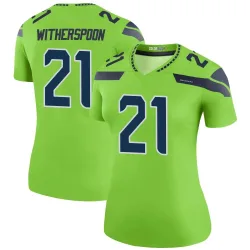 Devon Witherspoon Seattle Seahawks Legend Women's Color Rush Neon Jersey (Green)