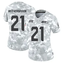 Devon Witherspoon Seattle Seahawks Limited Women's 2024 Salute to Service Jersey (Arctic Camo)