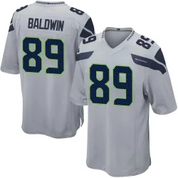 Doug Baldwin Seattle Seahawks Game Men's Alternate Jersey (Gray)