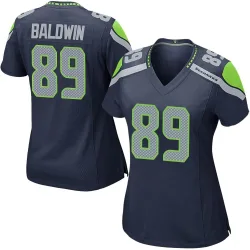 Doug Baldwin Seattle Seahawks Game Women's Team Color Jersey (Navy)