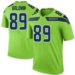 Doug Baldwin Seattle Seahawks Legend Men's Color Rush Neon Jersey (Green)
