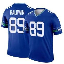 Doug Baldwin Seattle Seahawks Legend Men's Throwback Jersey (Royal)