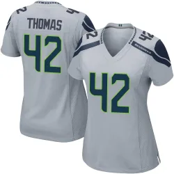 Drake Thomas Seattle Seahawks Game Women's Alternate Jersey (Gray)