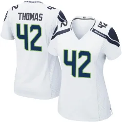 Drake Thomas Seattle Seahawks Game Women's Jersey (White)