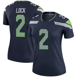 Drew Lock Seattle Seahawks Legend Women's Jersey (Navy)