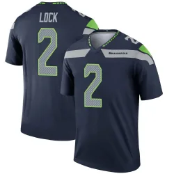 Drew Lock Seattle Seahawks Legend Youth Jersey (Navy)