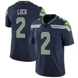 Drew Lock Seattle Seahawks Limited Men's Team Color Vapor Untouchable Jersey (Navy)