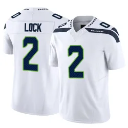 Drew Lock Seattle Seahawks Limited Men's Vapor F.U.S.E. Jersey (White)