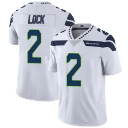 Drew Lock Seattle Seahawks Limited Men's Vapor Untouchable Jersey (White)