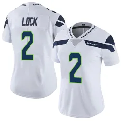 Drew Lock Seattle Seahawks Limited Women's Vapor Untouchable Jersey (White)