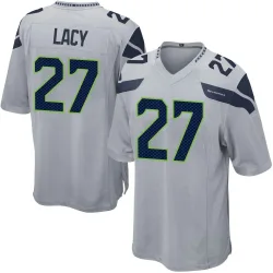 Eddie Lacy Seattle Seahawks Game Men's Alternate Jersey (Gray)