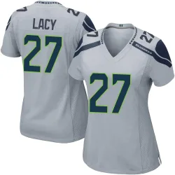 Eddie Lacy Seattle Seahawks Game Women's Alternate Jersey (Gray)