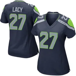 Eddie Lacy Seattle Seahawks Game Women's Team Color Jersey (Navy)