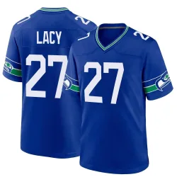 Eddie Lacy Seattle Seahawks Game Youth Throwback Jersey (Royal)