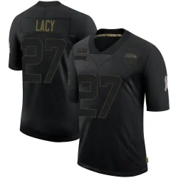 Eddie Lacy Seattle Seahawks Limited Youth 2020 Salute To Service Jersey (Black)