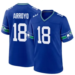 Elijah Arroyo Seattle Seahawks Game Men's Throwback Jersey (Royal)