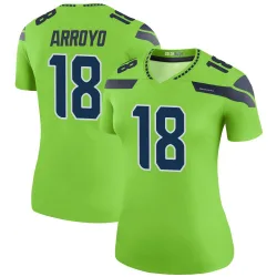 Elijah Arroyo Seattle Seahawks Legend Women's Color Rush Neon Jersey (Green)