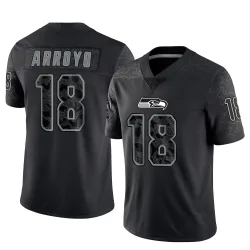 Elijah Arroyo Seattle Seahawks Limited Men's Reflective Jersey (Black)