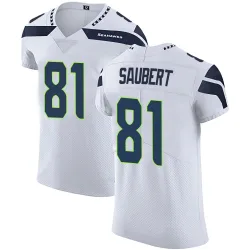 Eric Saubert Seattle Seahawks Elite Men's Vapor Untouchable Jersey (White)