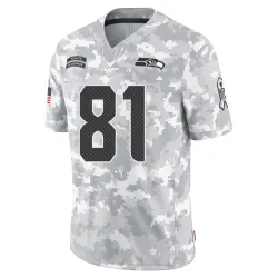 Eric Saubert Seattle Seahawks Limited Men's 2024 Salute to Service Jersey (Arctic Camo)