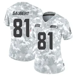 Eric Saubert Seattle Seahawks Limited Women's 2024 Salute to Service Jersey (Arctic Camo)