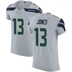 Ernest Jones IV Seattle Seahawks Elite Men's Alternate Vapor Untouchable Jersey (Gray)
