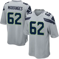 Federico Maranges Seattle Seahawks Game Men's Alternate Jersey (Gray)