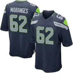 Federico Maranges Seattle Seahawks Game Men's Team Color Jersey (Navy)