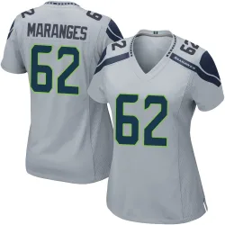 Federico Maranges Seattle Seahawks Game Women's Alternate Jersey (Gray)