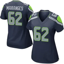 Federico Maranges Seattle Seahawks Game Women's Team Color Jersey (Navy)