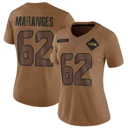 Federico Maranges Seattle Seahawks Limited Women's 2023 Salute To Service Jersey (Brown)
