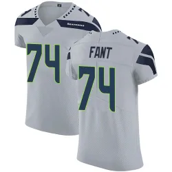 George Fant Seattle Seahawks Elite Men's Alternate Vapor Untouchable Jersey (Gray)