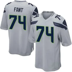 George Fant Seattle Seahawks Game Men's Alternate Jersey (Gray)