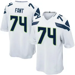 George Fant Seattle Seahawks Game Men's Jersey (White)