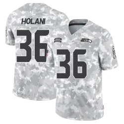 George Holani Seattle Seahawks Limited Men's 2024 Salute to Service Jersey (Arctic Camo)
