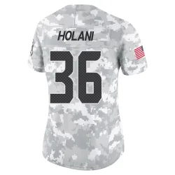 George Holani Seattle Seahawks Limited Women's 2024 Salute to Service Jersey (Arctic Camo)